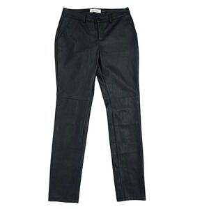 Blendshe Black‎ Faux Leather Pants Size 28 Casual Slim Fit Ankle Length
